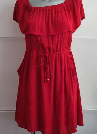 Платье guess красного цвета