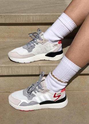 Жіночі літні текстильні кросівки adidas nite jogger🆕 адідас джоггер