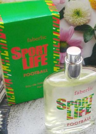 Туалетна вода faberlic sport life football2 фото