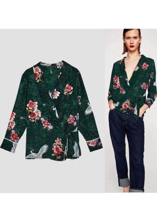Блуза жакет zara блузка