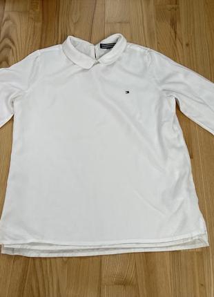 Белая блузка рубашка tommy hilfiger на 9-10лет