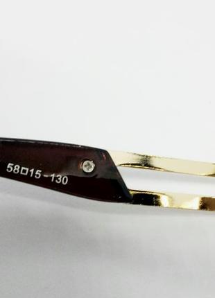 Очки в стиле versace стильные овальные солнцезащитные очки унисекс коричневые в...