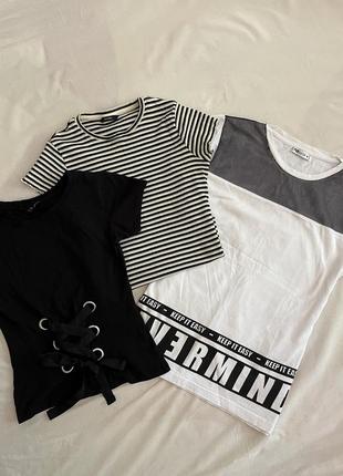 Футболка спереду на шнуровці. акція! знижка на другу річ - 10%, на третю - 20%