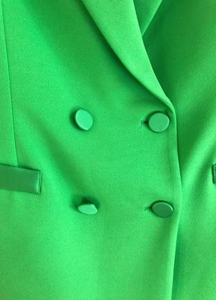 Пиджак зеленый атлас imperial4 фото