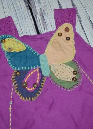 2 - 3 года 98 см обалденный фирменный сарафан платье next некст бабочка3 фото