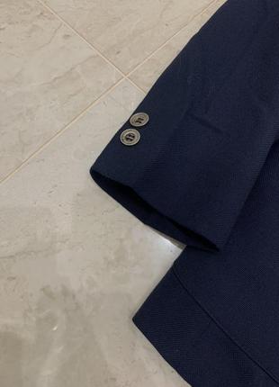 Вінтажний піджак шерстяний блейзер синій жакет kestila чоловічий6 фото