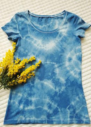 Жіноча футболка кольору блакиті hema