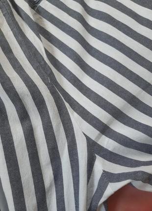 Стильные летние коттоновые штаны в полоску ,chicoree,  p. s-m8 фото