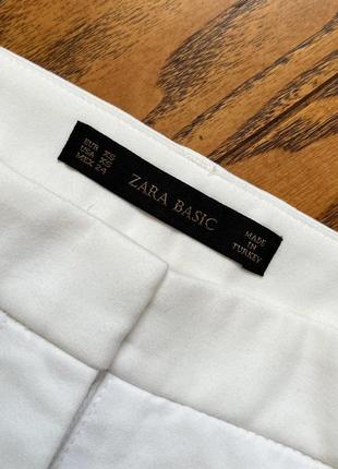 Классические белые шорты zara5 фото