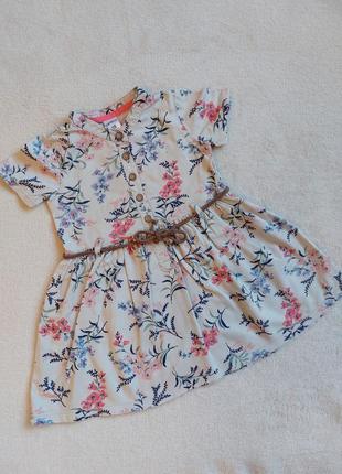 Літнє плаття в квіточку з ремінцем від carters 18