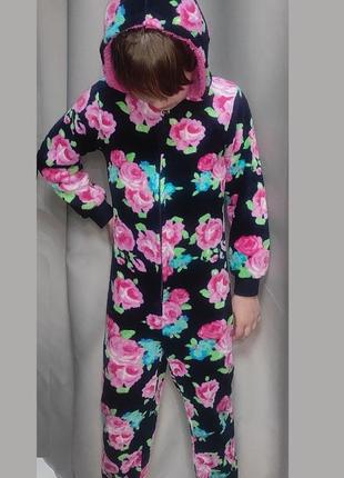 George кигуруми пижама комбинезон домашний костюм слип цветы плюшевый