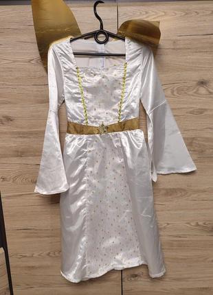 Дитячий костюм, платье, сукня ангел на 7-8 лет