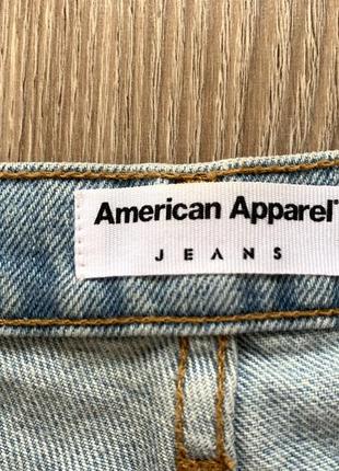 Мужские винтажные джинсовые шорты american apparel jeans6 фото