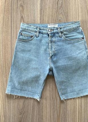Мужские винтажные джинсовые шорты american apparel jeans1 фото