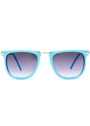 Блакитні сонцезахисні окуляри quay5 фото
