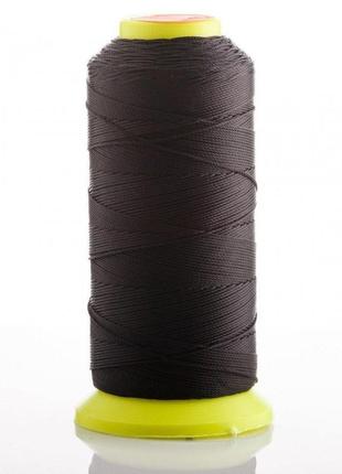 Нитка черный d-0.9 мм капроновая для рукоделия 500 м