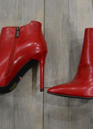 Туфли женские новые 38 размер красные3 фото