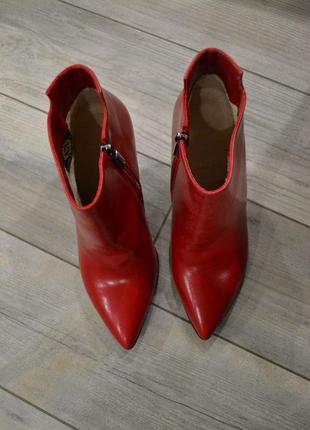 Туфли женские новые 38 размер красные4 фото