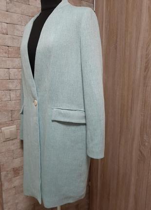 Удлинённый жакет летнее пальто  пиджак3 фото
