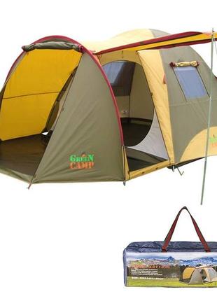 Палатка четырехместная green camp 1036