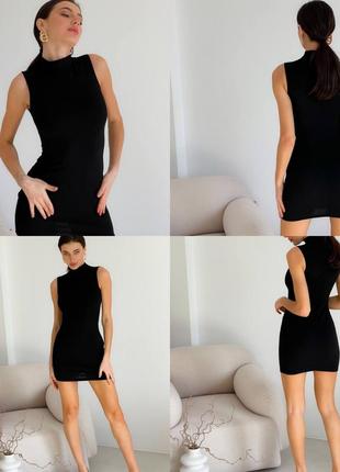 🇺🇦женское платье короткое чёрное летнее - женская одежда на лето 2022