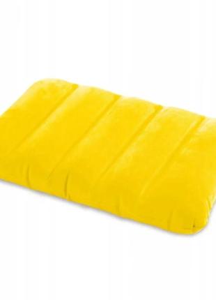 Надувная подушка 68676 водоотталкивающая желтый
