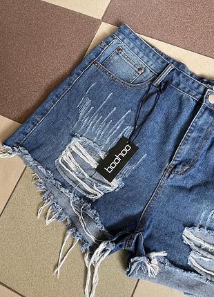 Джинсовые шорты boohoo 5
