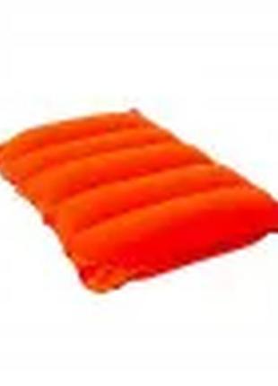 Надувная подушка bw 67485 велюровая оранжевый