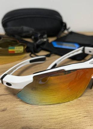 Тактичні окуляри co змінними лінзами поляризаційні для військових4 фото