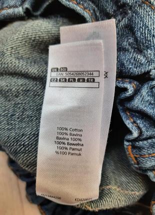 Шортики джинсовые f&f 2-3 года шорты для мальчика5 фото