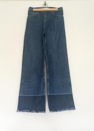 Широкие джинсы от maje c высокой посадкой6 фото