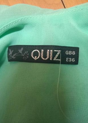 Quiz,блузка новая,цвет нежной зелени 36 р3 фото
