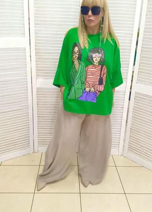 Шикарный шелковый костюм италия 🇮🇹 кардиган и брюки3 фото