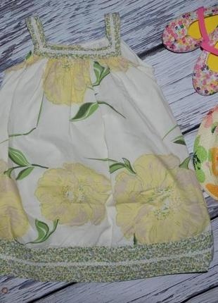 Прикольное летнее платье сарафан фирменный яркий 1 - 2 года
