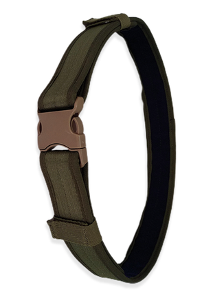 Ремінь регульований пояс на клямці фастекс тактичний н912 хакі зелений1 фото