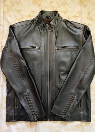 Куртка шкіряна noora pure leather, оригінал, розмір s