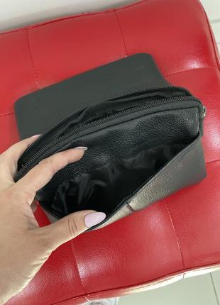 Мужская сумка кожаная сумка барсетка портмоне кожаное4 фото