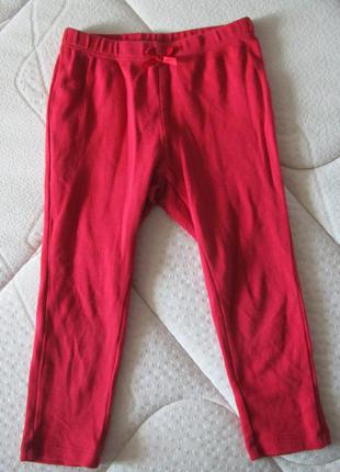 Червоні легкі штанці chicco