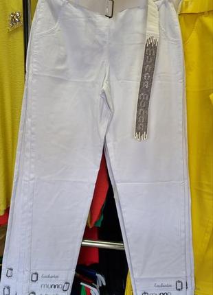 Шикарні брюки стрейч котон туреччина белве і жовті