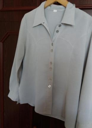 Розпродаж!!! сорочка щільна сірого кольору.