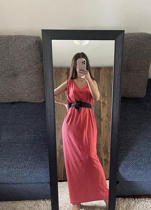 Вечірнє коралове плаття andretan xs-s