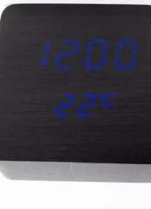 Настільний годинник vst 863-5 годинник з led екраном годинник-будильник2 фото
