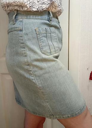 📌!джинсовая юбка 12р. 3