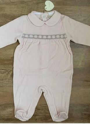 Нарядный велюровый человечек девочке icaldacuore р.6m италия