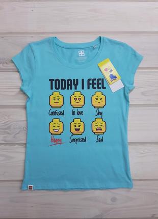 Трикотажна бавовняна футболка lego для дівчинки tv mania