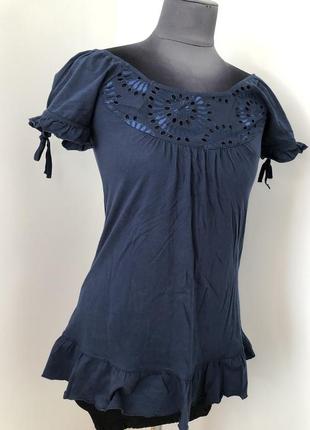 Футболка синяя