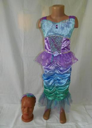 Карнавальний костюм русалки на 7-8 років1 фото