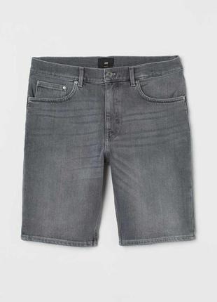 Новые джинсовые шорты slim fit размера s сток