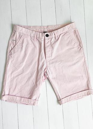 Чоловічі повсякденні базові бавовняні рожеві шорти primark праймарк. розмір s m