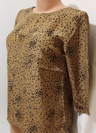 Новая нарядная золотистая блуза "fresh made" германия 44р3 фото